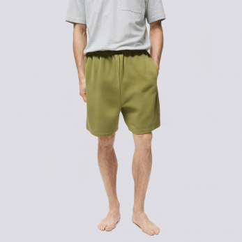 Green soft skin-friendly men's pajamas