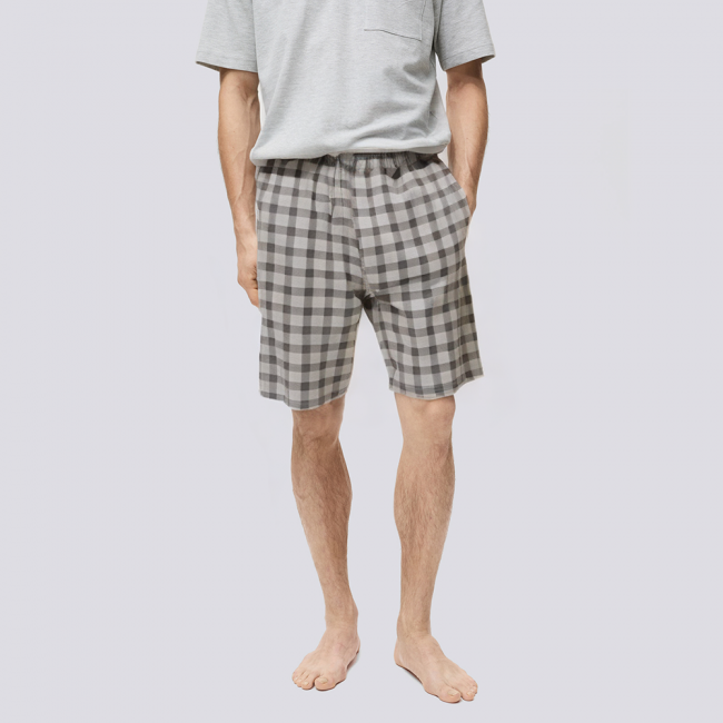 Check design loose men's pajama pants