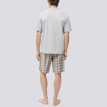 Check design loose men's pajama pants
