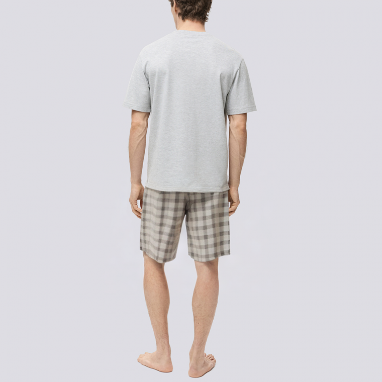 Check design loose men's pajama pants