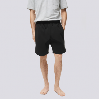 Lightweight black breathable men's pajamas pants