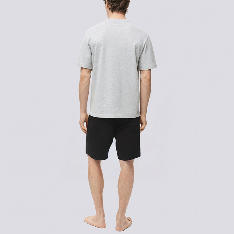 Lightweight black breathable men's pajamas pants