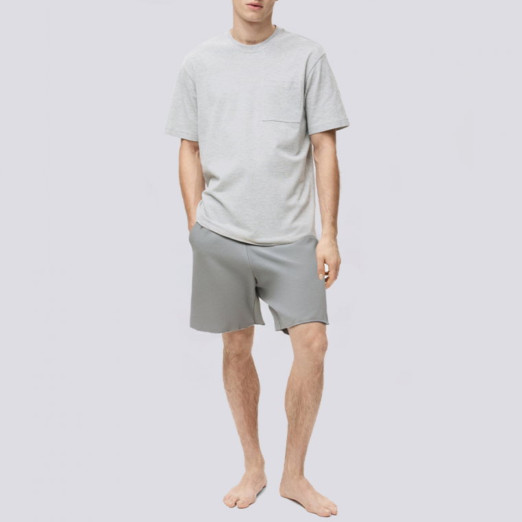 Summer grey breathable men's pajama pants