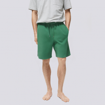 Green high waist casual men's pajama pants