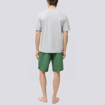 Green high waist casual men's pajama pants