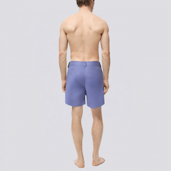 Purple lightweight stretch men's swim trunks