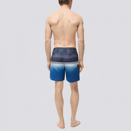 Classic panel quick-drying men's swim trunks
