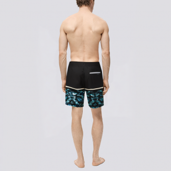 Lightweight straight quick-drying men's swimming trunks