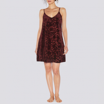 Floral super soft jacquard women's nightdress