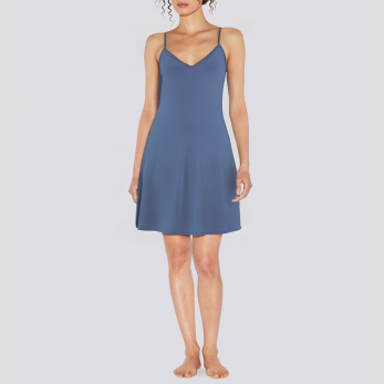 Blue elegant light women's nightdress