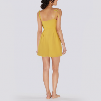 Summer smooth satin women's nightdress