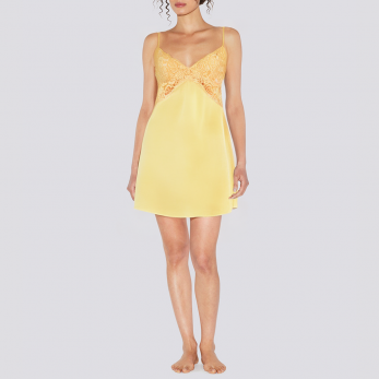 Satin V-neck suspender women's nightgown