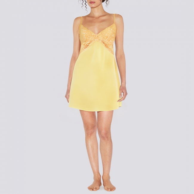 Satin V-neck suspender women's nightgown
