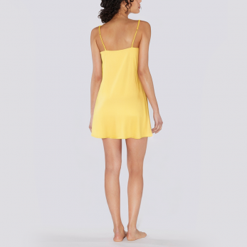 Satin V-neck suspender women's nightgown