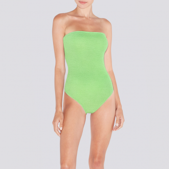 Textured stretch sexy women's one-piece swimsuit