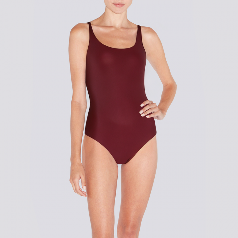 New soft breathable women's one-piece swimsuit