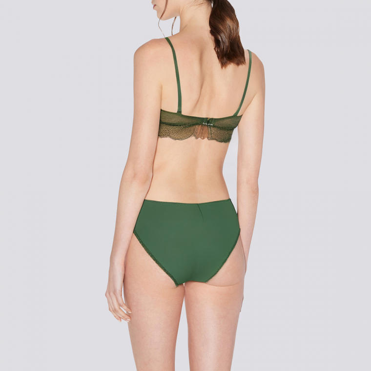 Floral lace breathable women's underwear set