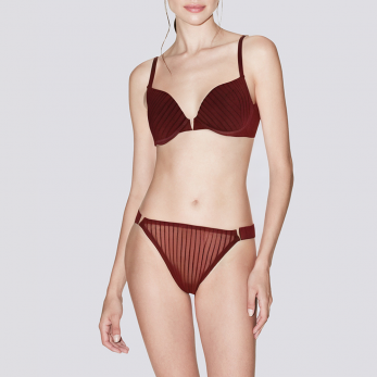 Soft elastic breathable women's underwear set