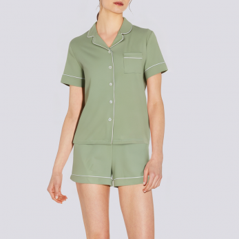 Casual breathable stretch women's pajama set