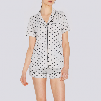 New printed cotton women's pajamas set